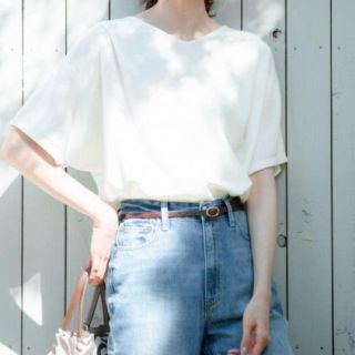 グローバルワーク(GLOBAL WORK)の新品未使用　グローバルワーク　リラックス美人リブT(Tシャツ(半袖/袖なし))