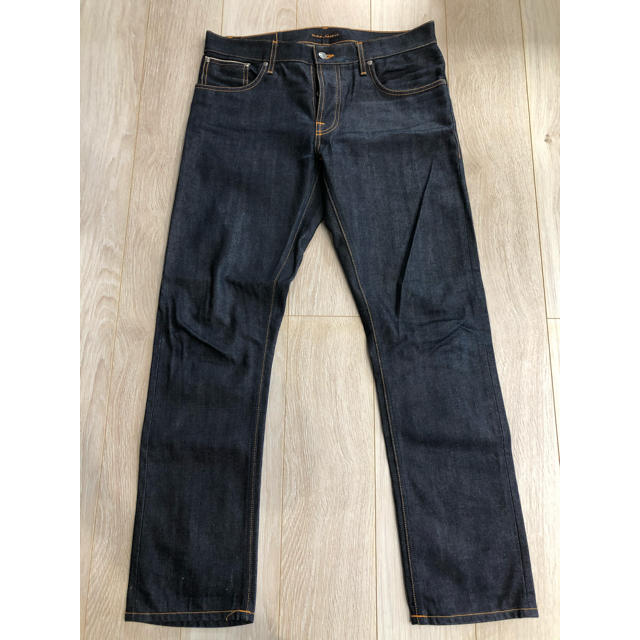 Nudie Jeans(ヌーディジーンズ)のヌーディージーンズ　新品同様オーガニックコットンデニム　W34 L32 メンズのパンツ(デニム/ジーンズ)の商品写真