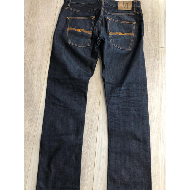 Nudie Jeans(ヌーディジーンズ)のヌーディージーンズ　新品同様オーガニックコットンデニム　W34 L32 メンズのパンツ(デニム/ジーンズ)の商品写真