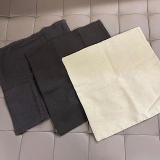 ムジルシリョウヒン(MUJI (無印良品))のねこ様専用！無印良品 クッションカバー3枚セット 座布団カバー MUJI(クッションカバー)