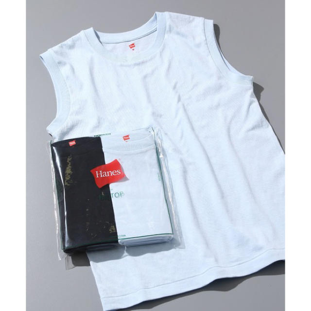 Hanes(ヘインズ)の値下げ！Hanes for BIOTOP Sleeveless T-shirt レディースのトップス(Tシャツ(半袖/袖なし))の商品写真