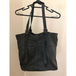 マルタンマルジェラ(Maison Martin Margiela)の定価16万メゾンマルジェラ11 トートバッグ レザー 黒  (トートバッグ)