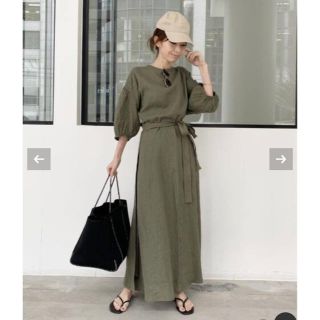 アパルトモンドゥーズィエムクラス(L'Appartement DEUXIEME CLASSE)の定価3.8万　L'Appartement Linen Madam Dress(ロングワンピース/マキシワンピース)