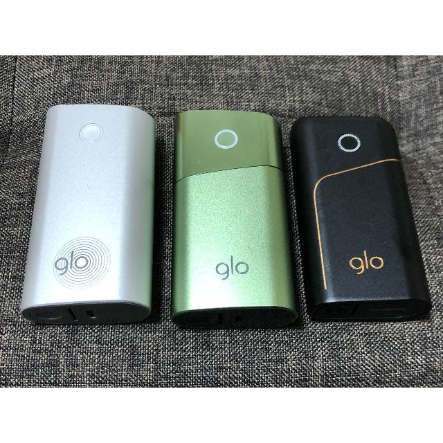glo(グロー)のグロー新型G004モデル、G003とG200モデル　本体お得3台セット メンズのファッション小物(タバコグッズ)の商品写真