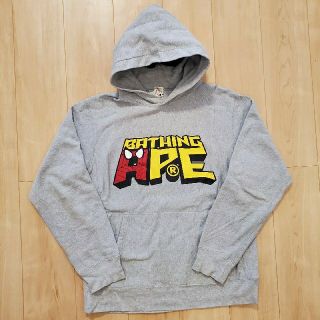 アベイシングエイプ(A BATHING APE)のa bathing ape  spiderman logo hoodie(パーカー)