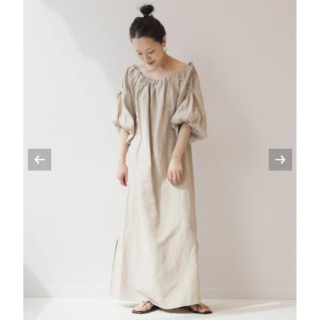 Plage(プラージュ)の定価3.1万　Plage シルクアサDRESS◆ レディースのワンピース(ひざ丈ワンピース)の商品写真