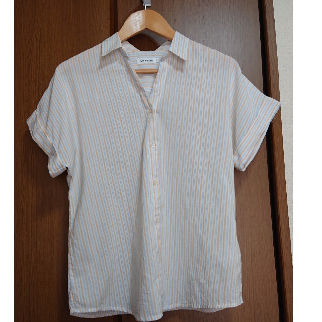 LEPSIM(レプシィム)のLEPSIM ストライプ シャツ レディースのトップス(シャツ/ブラウス(半袖/袖なし))の商品写真