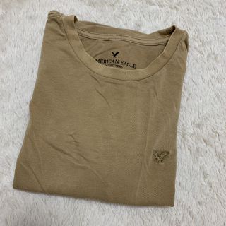 アメリカンイーグル(American Eagle)のアメリカンイーグル　ベージュ　半袖　Tシャツ(Tシャツ/カットソー(半袖/袖なし))