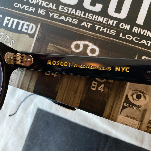 人気品! MOSCOT モスコット レムトッシュ 46 M ブラック 黒 眼鏡