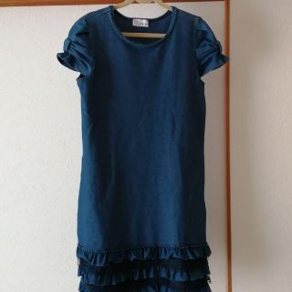 レッドヴァレンティノ(RED VALENTINO)の【No.9様専用】レッドヴァレンティノ　デニム　ワンピース(ひざ丈ワンピース)