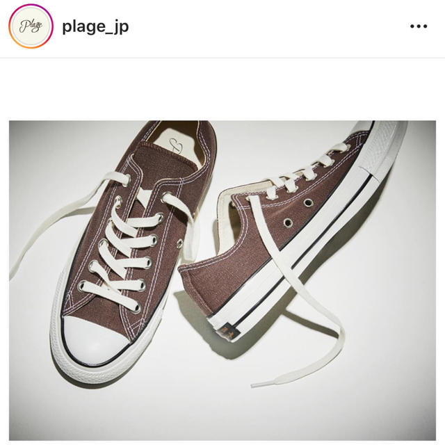 Plage(プラージュ)のplage×converse 別注 / 2019ssモデル レディースの靴/シューズ(スニーカー)の商品写真