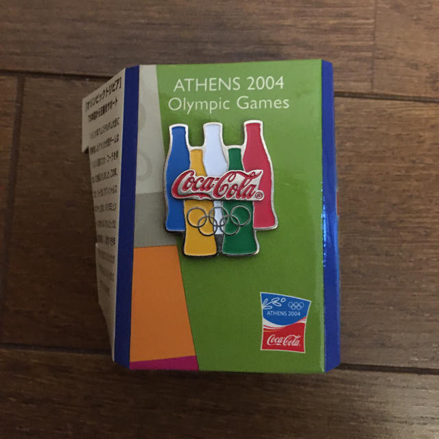 アテネオリンピック公式ピンバッジ コカ・コーラ