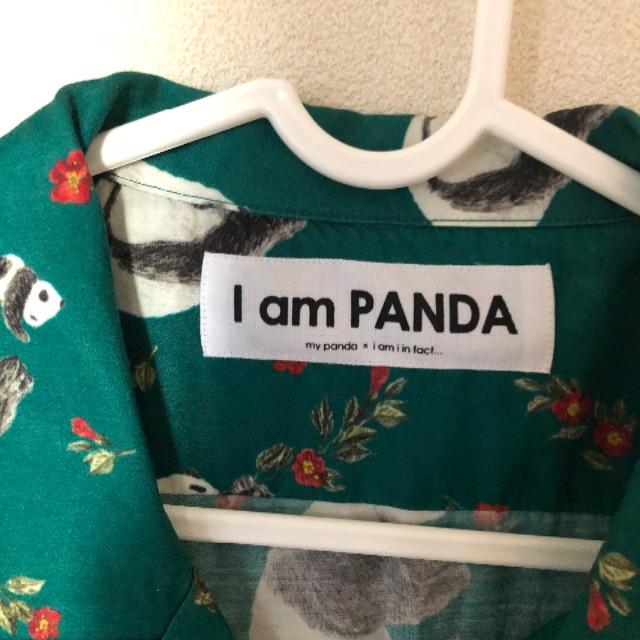 I am I(アイアムアイ)のI am PANDA Happy birthday アロハシャツ レディースのトップス(シャツ/ブラウス(半袖/袖なし))の商品写真