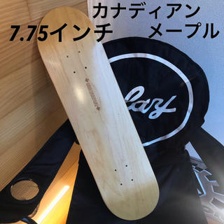 値下げ6月のキャンペーン　スケートデッキ　7.75インチ　カナディアンメープル(スケートボード)