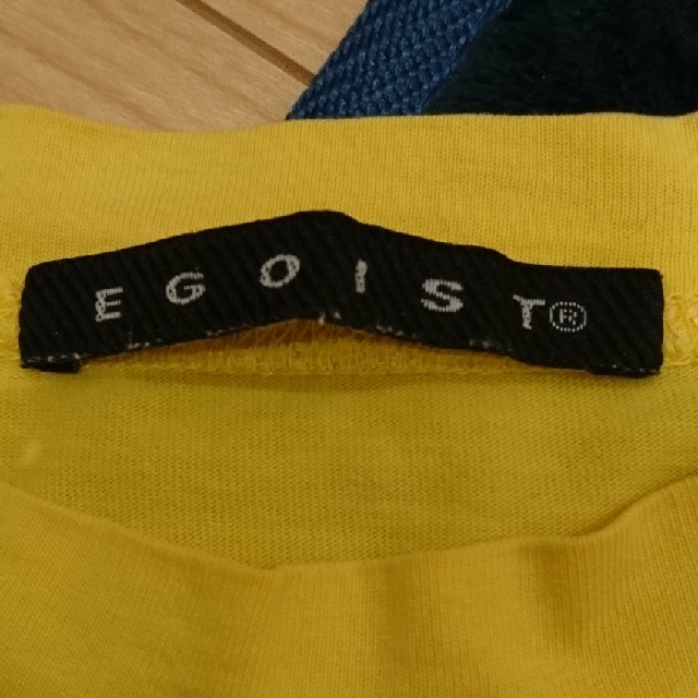EGOIST(エゴイスト)のEGOIST イエロー ロングTシャツ M レディースのトップス(Tシャツ(長袖/七分))の商品写真
