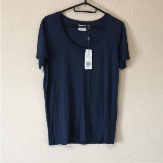 アドリアーノゴールドシュミット(ADRIANO GOLDSCHMIED)の●新品 ADRIANO GOLDSCHMIED Tシャツ   ネイビー   (Tシャツ(半袖/袖なし))