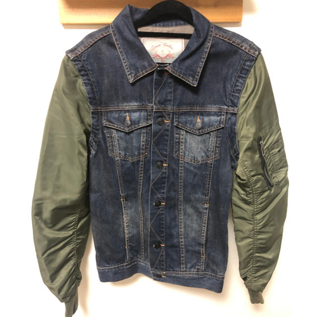 ZARA(ザラ)の【美品】 ZARA 2wayデニムジャケット メンズのジャケット/アウター(Gジャン/デニムジャケット)の商品写真