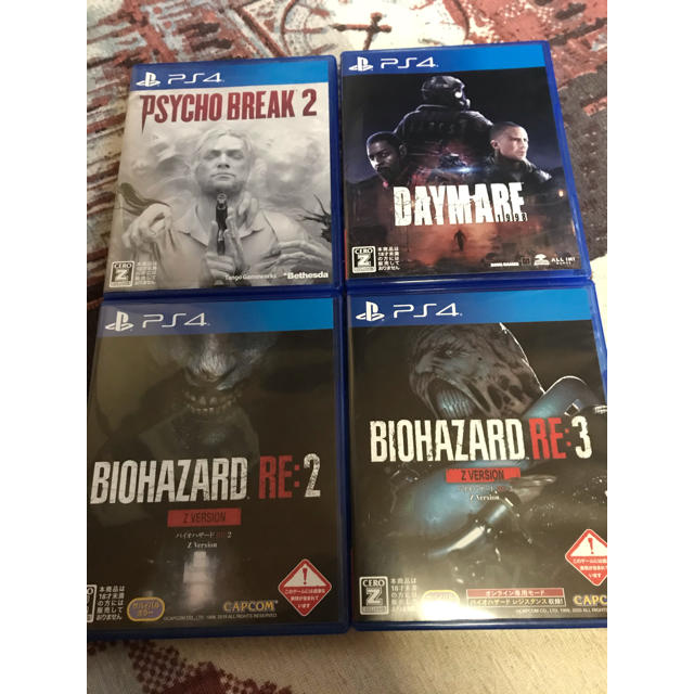 ps4 ホラゲーソフト4本セット