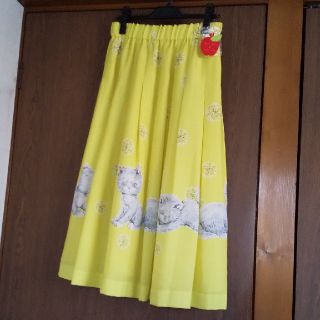 フランシュリッペ(franche lippee)のひろ様専用◆フランシュリッペ◆ぽんぽんキャット◆丈長 スカート◆タグ付き未使用品(ロングスカート)