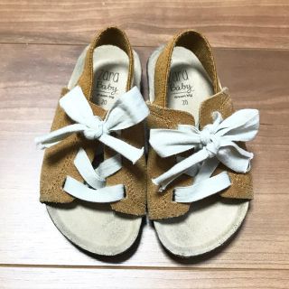 ザラキッズ(ZARA KIDS)のZARA BABY レザー サンダル(サンダル)