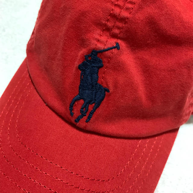 POLO RALPH LAUREN(ポロラルフローレン)の53㎝ / 4-7 新品 ラルフローレン R ビッグポニー キャップ キッズ/ベビー/マタニティのこども用ファッション小物(帽子)の商品写真