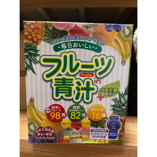 フルーツ青汁　大麦若葉配合 食品/飲料/酒の健康食品(青汁/ケール加工食品)の商品写真