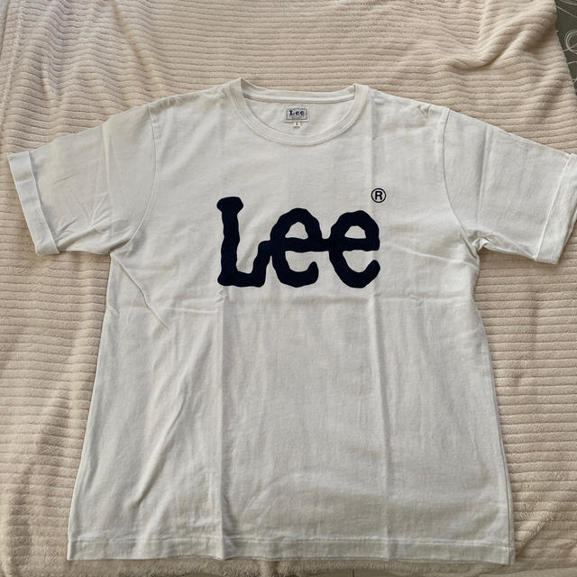 Lee(リー)のLEE リー　Tシャツ　白　紺 レディースのトップス(カットソー(半袖/袖なし))の商品写真