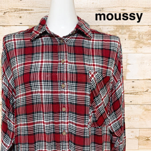 moussy(マウジー)の〈激カワ〉moussy マウジー♥チェックシャツ フリーサイズ  レディースのトップス(シャツ/ブラウス(長袖/七分))の商品写真