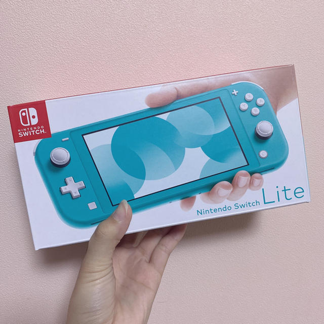 美品★Nintendo Switch LITE  本体 ブルー 保護フィルムつき