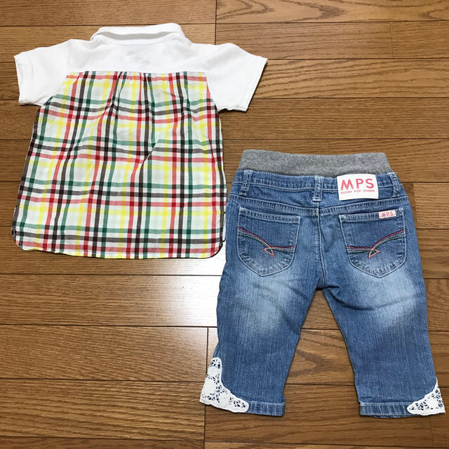 Arnold Palmer(アーノルドパーマー)の女の子 夏服 ポロシャツ パンツ まとめ売り 100 105 キッズ/ベビー/マタニティのキッズ服女の子用(90cm~)(Tシャツ/カットソー)の商品写真