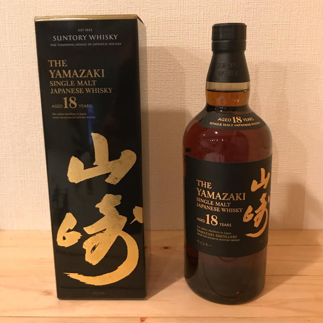 食品/飲料/酒サントリー　山崎１８年　新品マイレージ付