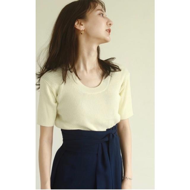 TODAYFUL - louren リブニットプルオーバー
