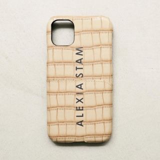 アリシアスタン(ALEXIA STAM)のLogo iPhone Case Beige(iPhoneケース)