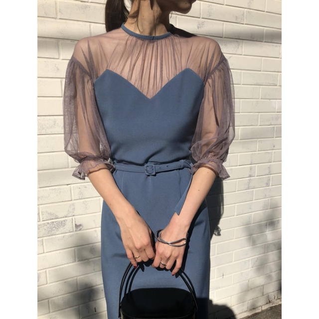 新品 Ameri AIRY SLEEVE TIGHT DRESS 新品 Ameri AIRY SLEEVE TIGHT DRESS