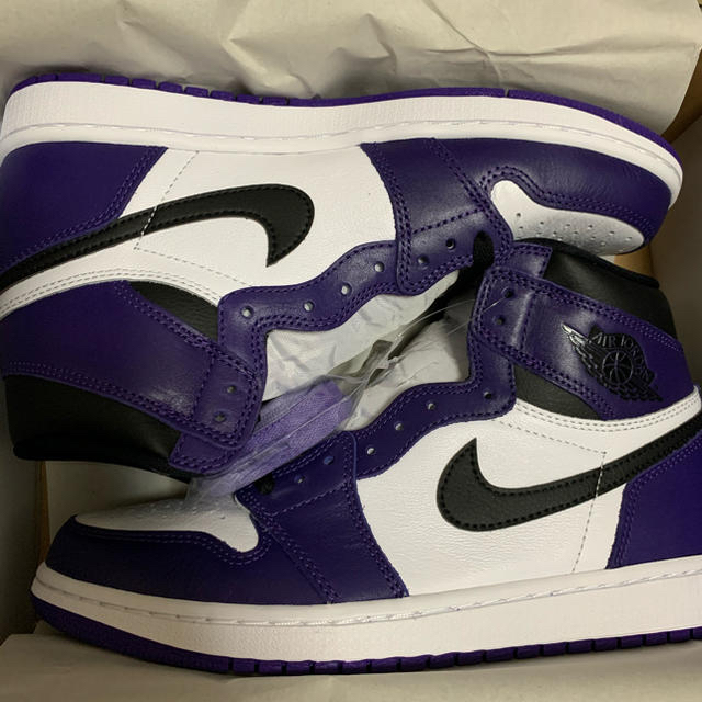 NIKE(ナイキ)のNIKE AIR JORDAN 1 COURT PURPLE 27cm メンズの靴/シューズ(スニーカー)の商品写真