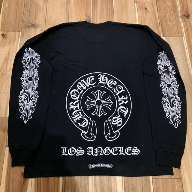 Chrome Hearts(クロムハーツ)のレア LA限定 クロムハーツ ホースシュー ロングスリーブ Tシャツ サイズXL メンズのトップス(Tシャツ/カットソー(七分/長袖))の商品写真