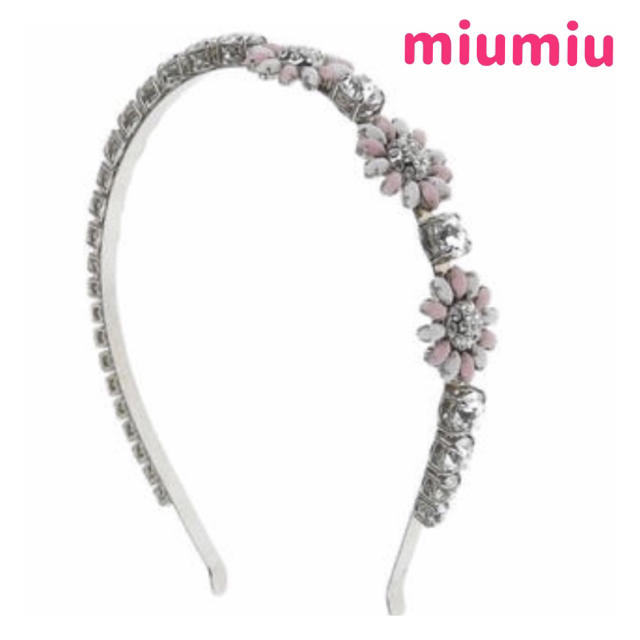 miumiu(ミュウミュウ)のミュウミュウカチューシャ レディースのヘアアクセサリー(カチューシャ)の商品写真