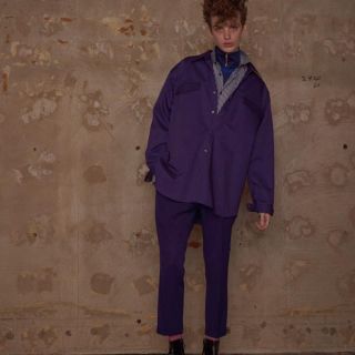 ジョンローレンスサリバン(JOHN LAWRENCE SULLIVAN)のLittlebig 18ss パープルパンツ(スラックス)