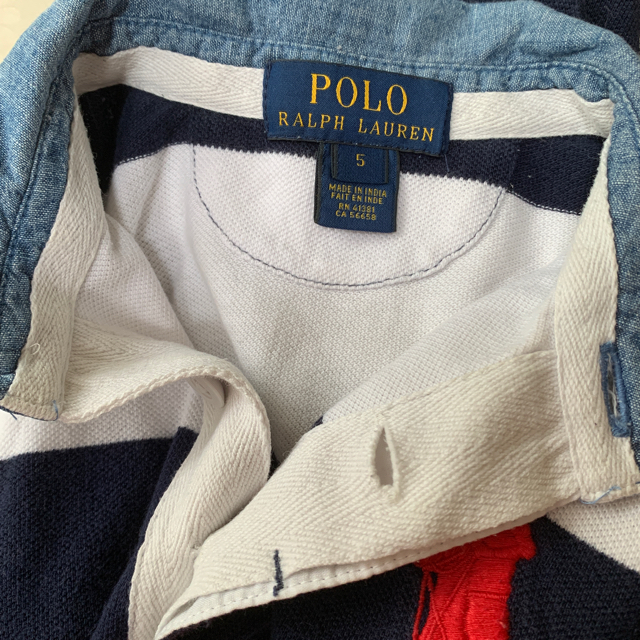 POLO RALPH LAUREN(ポロラルフローレン)のラルフローレン/ビッグポロ/サイズ5 キッズ/ベビー/マタニティのキッズ服男の子用(90cm~)(Tシャツ/カットソー)の商品写真