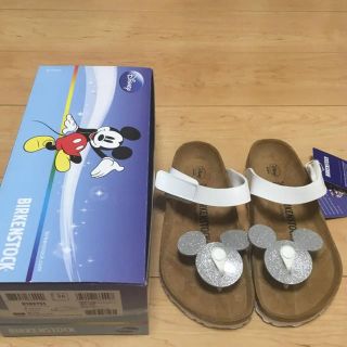 ビルケンシュトック(BIRKENSTOCK)のちかさま専用　新品未使用　ビルケンストック　ミッキー　36サイズ(サンダル)