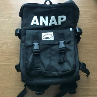 アナップ(ANAP)のANAP 黒リュック 子供サイズ(リュックサック)