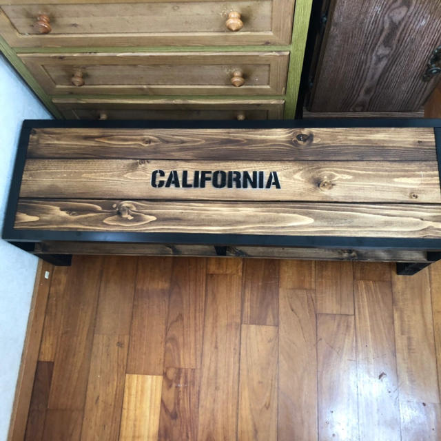 CALIFORNIA アンティークテーブル お洒落家具 ローテーブル