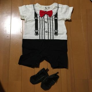 ベビー服と靴下セット　80cm(ロンパース)