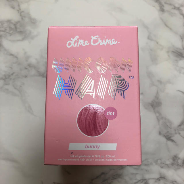 Lime Crime(ライムクライム)の新品未使用！Lime Crime unicorn hair tint bunny コスメ/美容のヘアケア/スタイリング(カラーリング剤)の商品写真