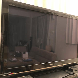 ヒタチ(日立)のHITACHI 日立 Wooo P50-HR02 プラズマテレビ 50型　美品(テレビ)