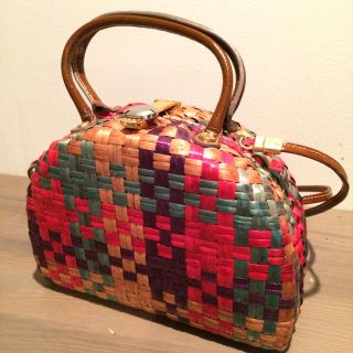 ランセル(LANCEL)のVintage LANCEL 籐籠バッグ(ハンドバッグ)