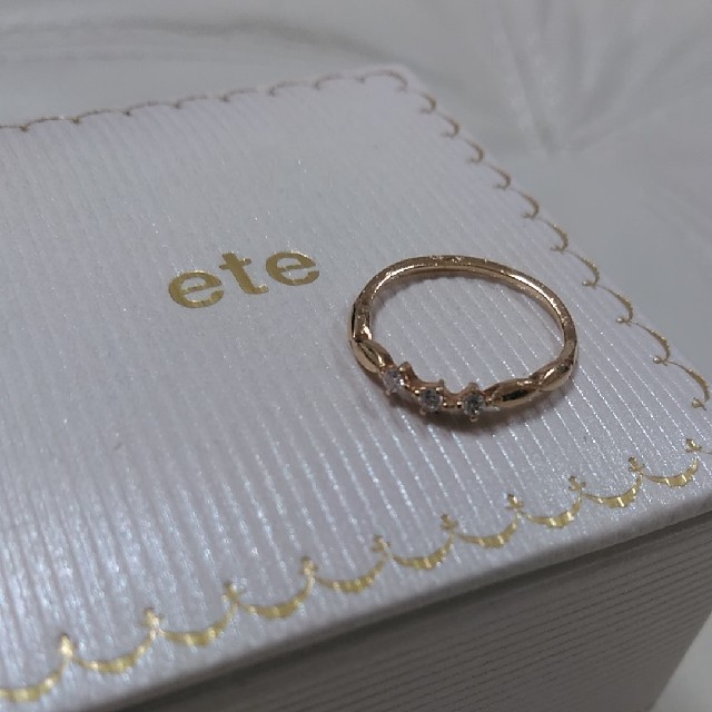 ete(エテ)のete K10 ピンキーリング レディースのアクセサリー(リング(指輪))の商品写真