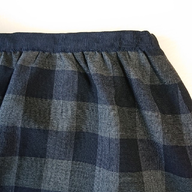 Techichi(テチチ)のブロックチェック フレアスカート レディースのスカート(ひざ丈スカート)の商品写真