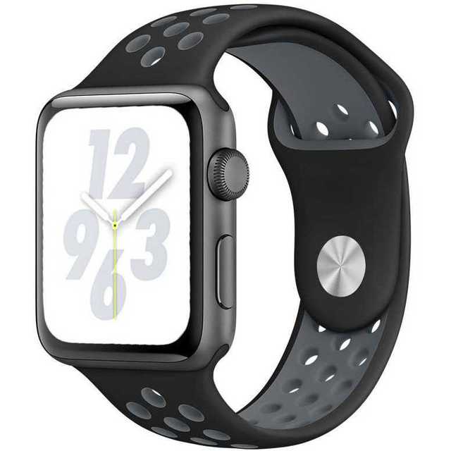 【B26】Apple Watch スポーツバンド42mm/44mm(黒グレー) スマホ/家電/カメラのスマホアクセサリー(その他)の商品写真