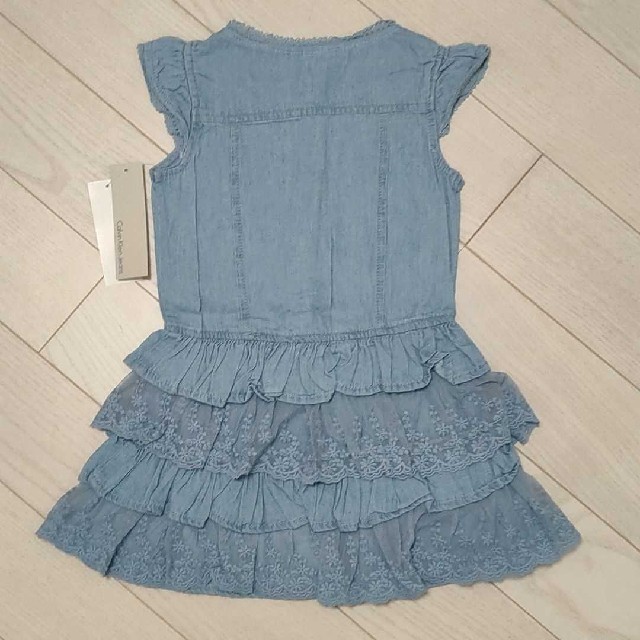 Calvin Klein(カルバンクライン)のCalvin Klein Jeans デニムワンピース 3歳児サイズ キッズ/ベビー/マタニティのキッズ服女の子用(90cm~)(ワンピース)の商品写真